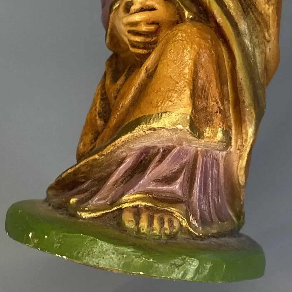 Columbia Statuary Joseph Chalkware Nativity Figure 3.75